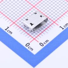 USB-MR-D-035 USB连接器 MICRO 母座 6.4MM平口有柱短针