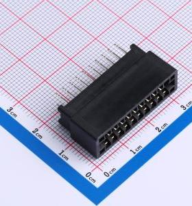 ED20BGFBK 金手指连接器 2.54mm 金手指SLOT P数:20 直插