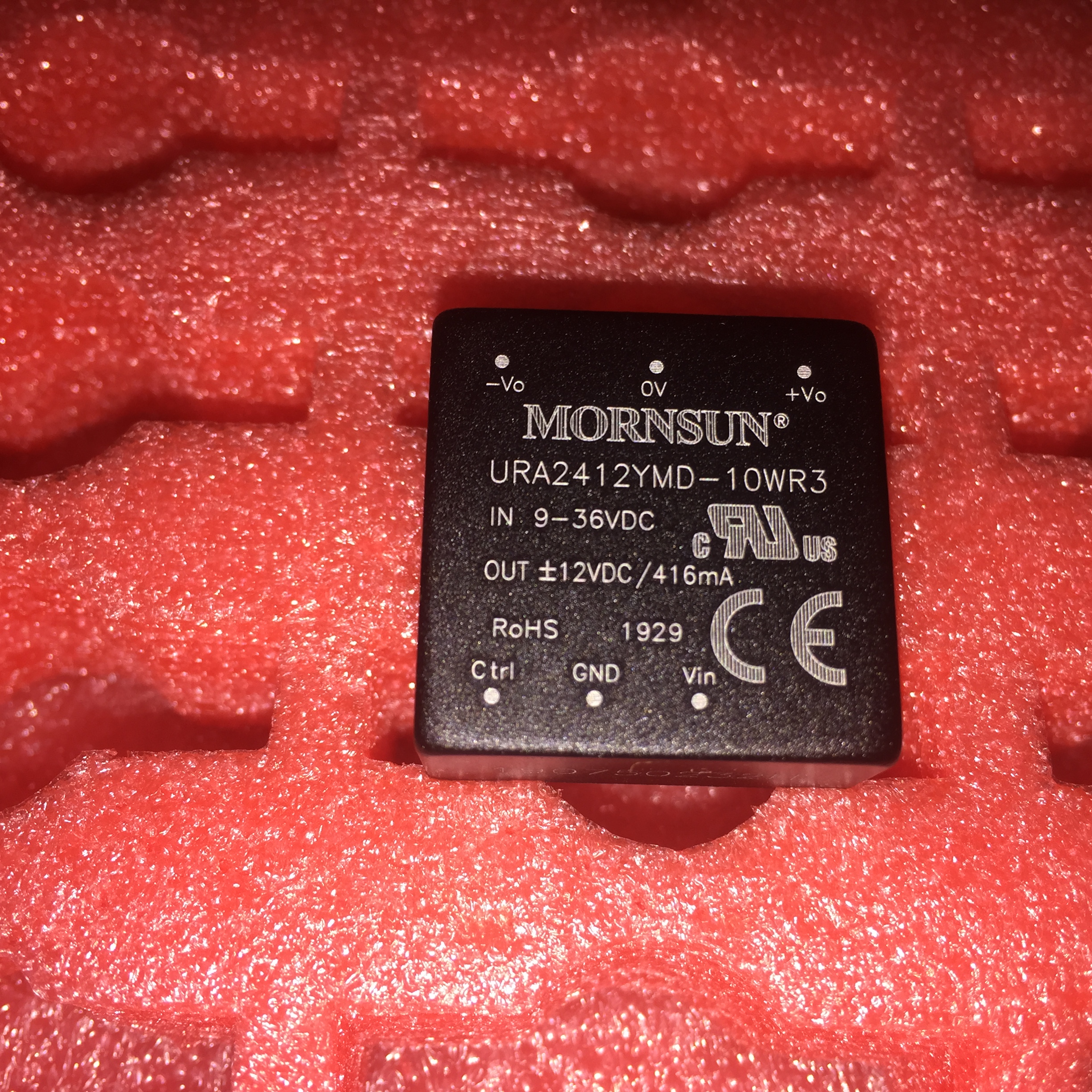 URA2412YMD-10WR3金升阳DC-DC电源模块9-36V转正负12V416mA 10W