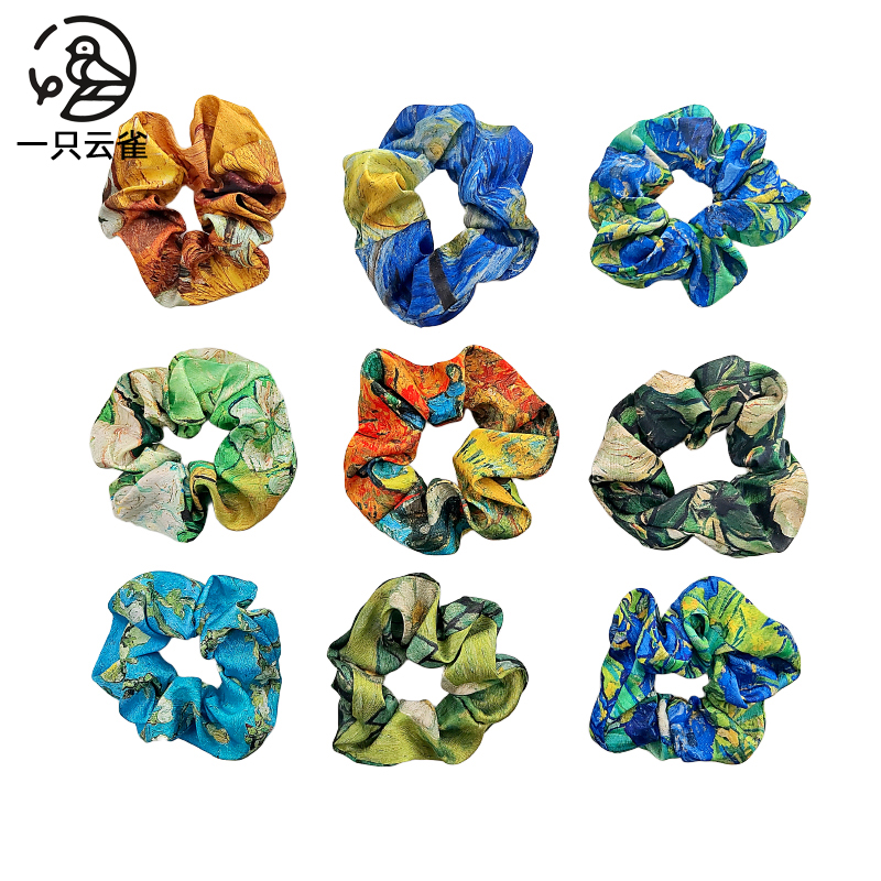 野玫瑰梵高小众编发带