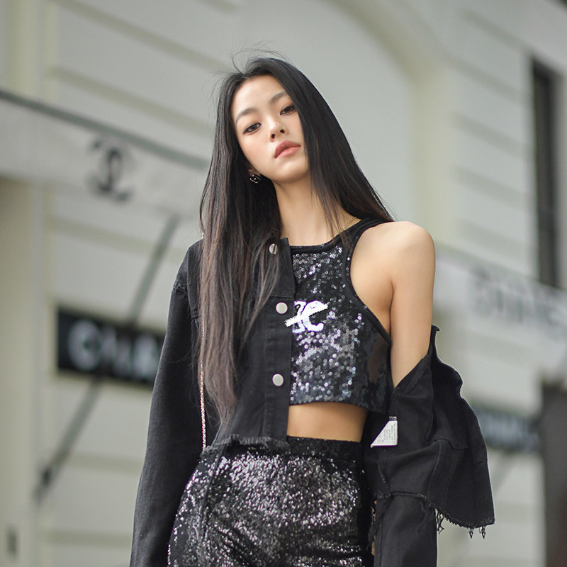 Forevercan女装春夏新品"巴黎时装週"秀场款璀璨星河亮片四分裤子,女装/女士精品,休闲裤,淘宝优惠券,粉丝福利购,淘宝优惠卷