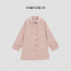 Forevercan女装 霓虹甜心立裁简约时髦纸片人廓形风衣外套 2026新款