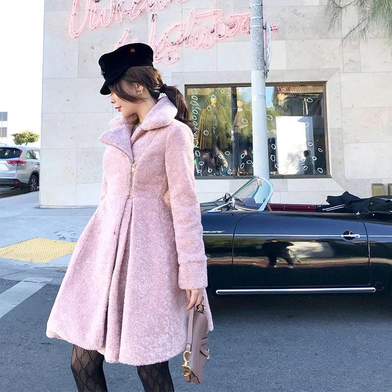 秋冬名媛长袖修身显瘦桔梗连衣裙