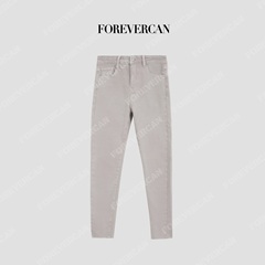 Forevercan女装2025新款陨石月球经典立裁加绒直筒小脚牛仔裤