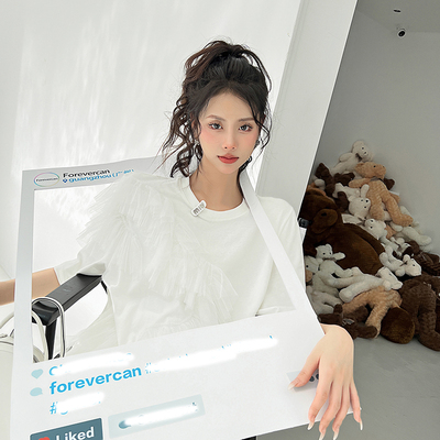 CA-N2022新品白色T恤圆领纯色