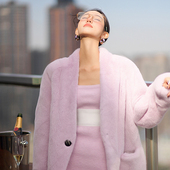 大链接 forevercan冬季 衬衫 哥本哈根母貂皮草外套 新款