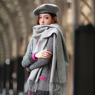 CAN 香家特种定制纱线复古撞色设计感针织外套