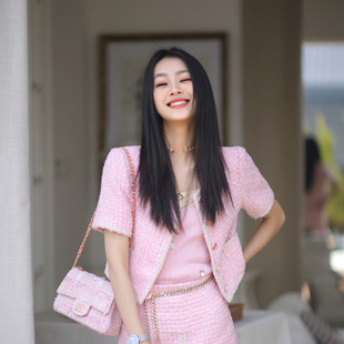 forevercan春夏新款 樱花粉高级感百搭软糯160支针织吊带上衣女