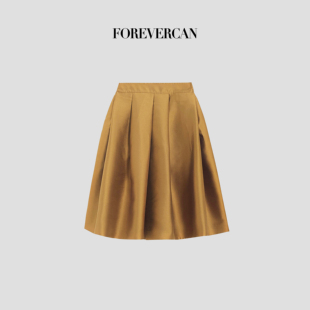 Forevercan女装“德里堡垒”立体剪裁不规则超大摆蓬蓬半身伞裙