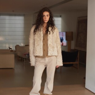 Forevercan女装 北威尔士小湖羊皮毛一体廓形皮草外套 2026新款