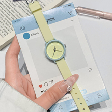 多巴胺手表女款学生初高中女ins风小众初中高颜值小表盘只看时间