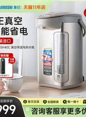 象印电热水壶原装进口VE真空家用大容量开水壶烧水壶DSH40C 4L