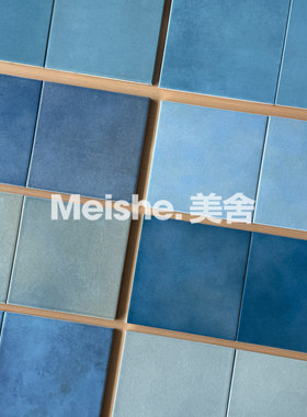 美舍 油画风瓷砖厨房卫生间阳台门厅餐厅地砖亮哑面仿古砖200x200