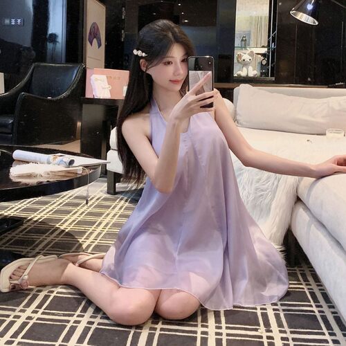 女夏季薄款睡裙睡袍浴袍 Women Summer Thin Nightdress Bathrobe