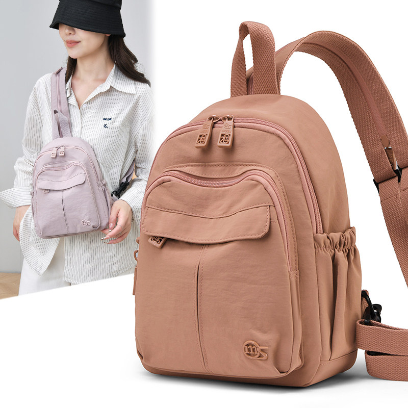 多用双肩包女士2026新款牛津布百搭登山旅游小背包斜挎包包爆款