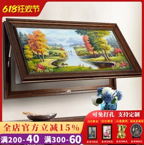 电表箱遮挡欧式装饰画遮挡电表箱