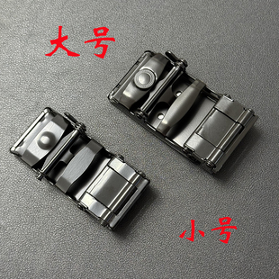 小号男士合金皮带扣腰带单头扣头裤带卡扣商务款高档耐用自动新款