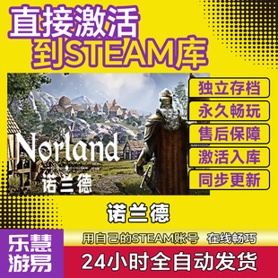 Steam正版 CDKEY國區(qū)全球區(qū)Norland電腦PC中文游戲 諾蘭德激活碼