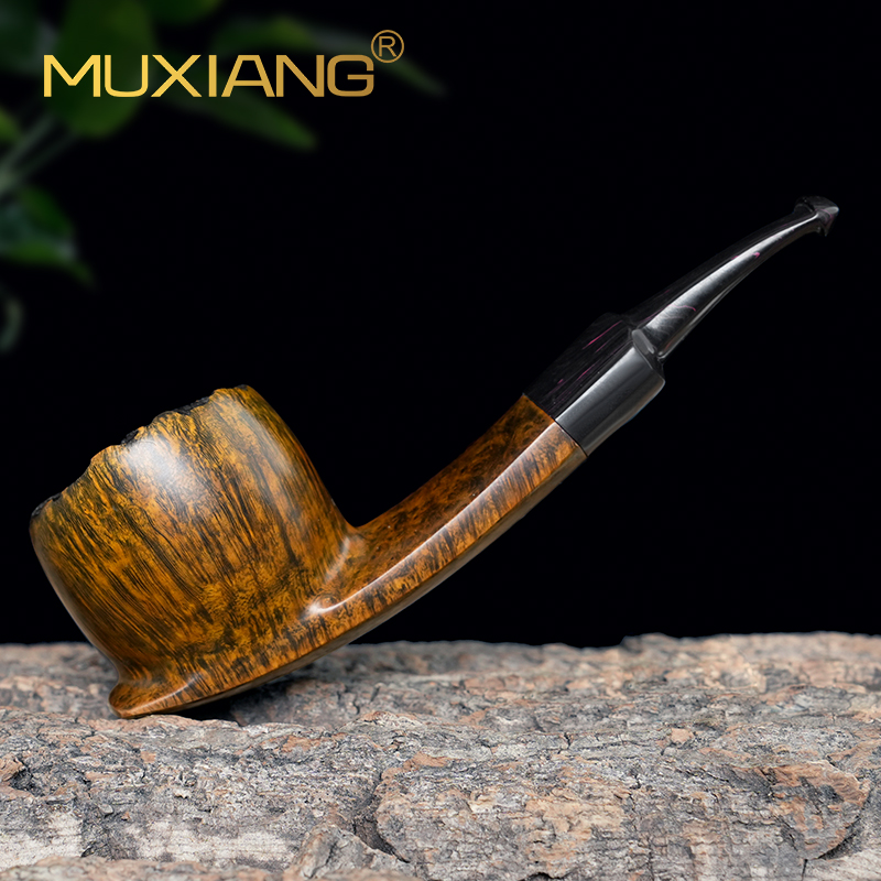 进口石楠木烟斗男士手工实木自由式瘤皮桌斗传统老式过滤专用烟具