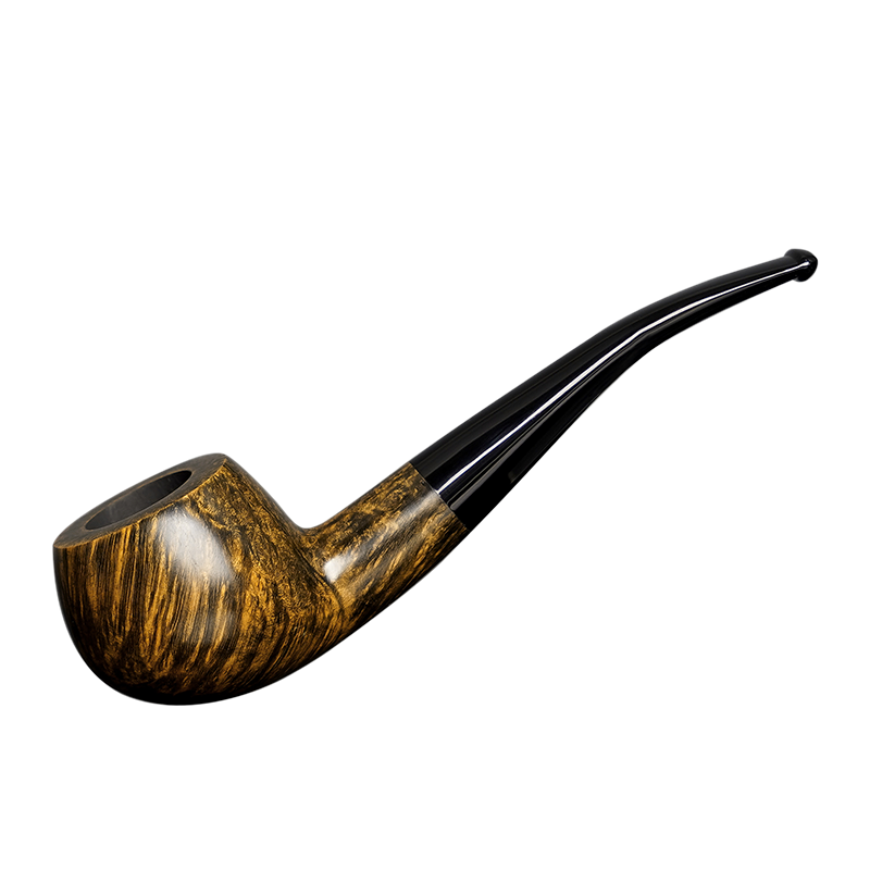 木香手工石楠木弯柄烟斗