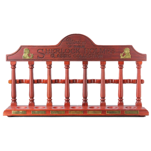 Peterson彼得森进口实木烟斗架7位花梨木烟斗展示架子烟斗配件