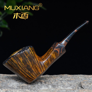 进口石楠木烟斗手工实木瘤皮都柏林烟斗传统老式过滤男士专用烟具
