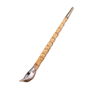 木香烟具旱烟斗朝烟筒竹节根手工罗汉竹子大号老式传统烟杆旱烟袋