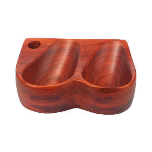 木香 实木烟斗架子榉木2位烟斗架 烟斗烟具配件烟斗架