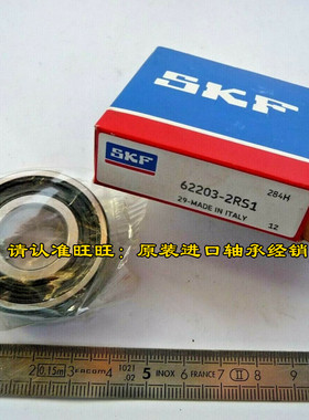 进口轴承 瑞典SKF轴承 原装进口 62203-2RS1 180503 17*40*16