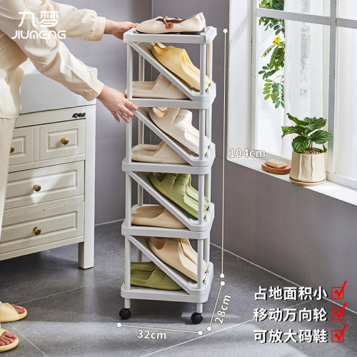 轻奢鞋子收纳架简易门口入户鞋柜