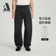 宽松显瘦复古洗水弯刀牛仔裤 ABLE 新款 男士 JEANS 弯刀直筒裤