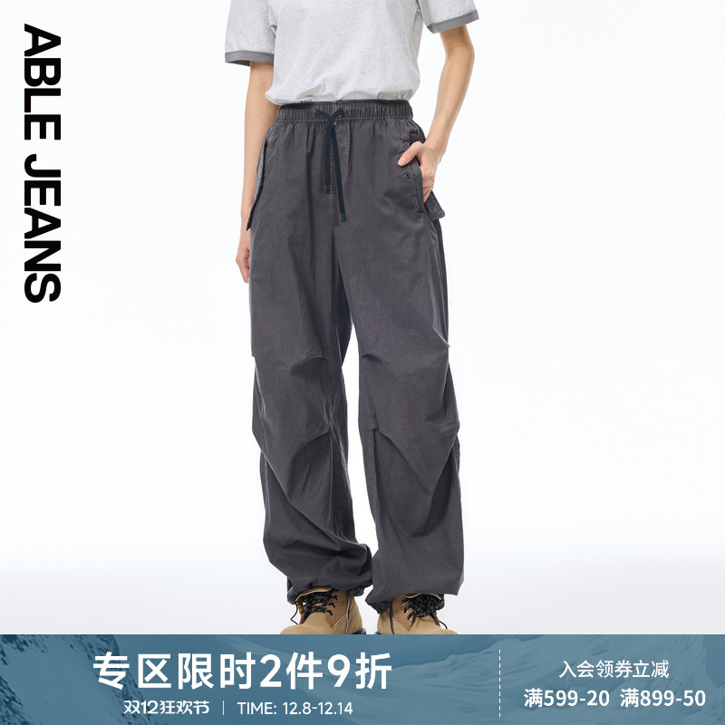 ABLEJEANS【伞兵裤】梭织长裤女