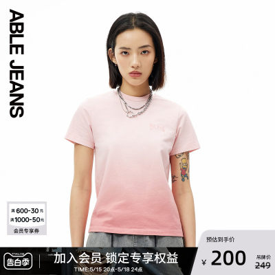 春季短袖T恤ABLEJEANS