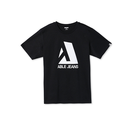 ABLEJEANS短袖简约品牌logo印花