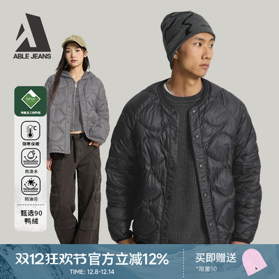 ABLEJEANS冬季新款男士羽绒服