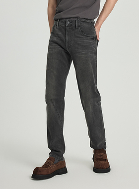 ABLE JEANS【立体修身裤】男士弹力修身立体膝显瘦小脚牛仔裤