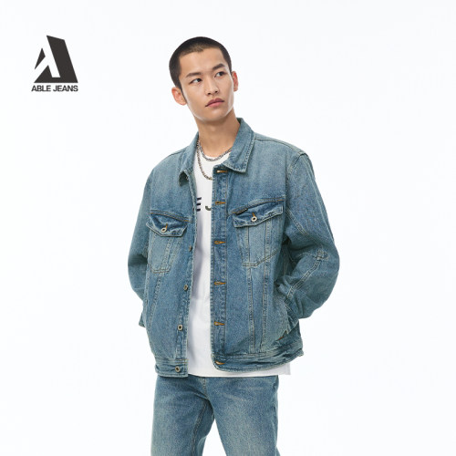 ABLEJEANS春夏款工装牛仔外套