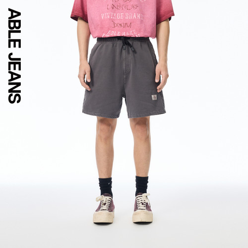 ABLEJEANS男士新款运动短裤