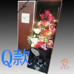 生日祝寿白玫瑰四川遂宁花店送花船山区安居区蓬溪县同城鲜花快递