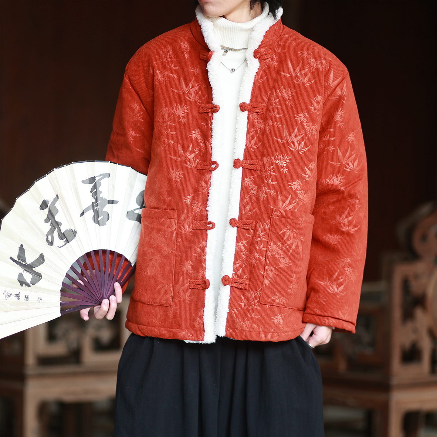 220斤可穿加厚汉服棉袄外套上衣