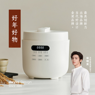 【日韩同款】olayks立时圆满无涂层电压力锅家用5L电饭煲锅高压锅