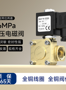 高压电磁阀1.6MPa 先导式电磁阀 0927200 2分3分4分6分 220v 24v