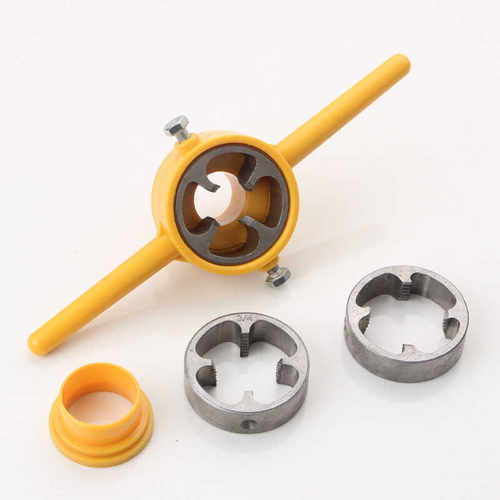 ppr水管板牙套丝神器6件套塑料管开丝板牙工具自来水管专用开牙器
