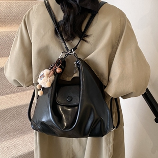 【多种背法】休闲大容量单肩斜挎双肩包通勤托特包女款2024新款潮