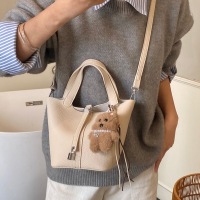 【有小包】小众荔枝纹菜篮子包