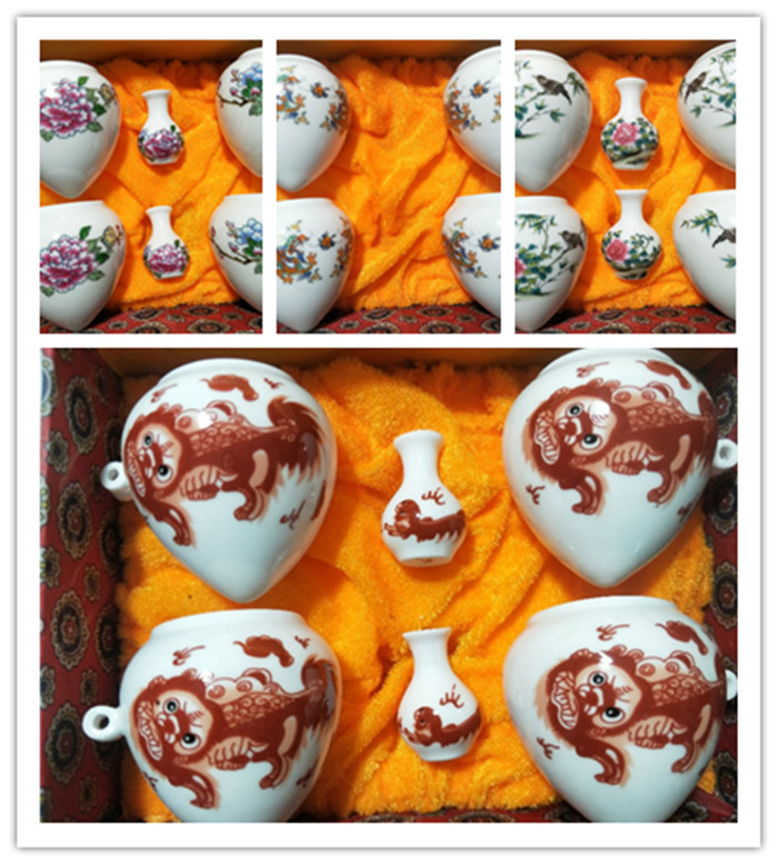 麻料朱雀洗澡花瓶枕头件套鸟食杯