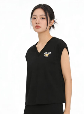 SP系列-百搭黑色无袖V领休闲马甲P181/P342/P391