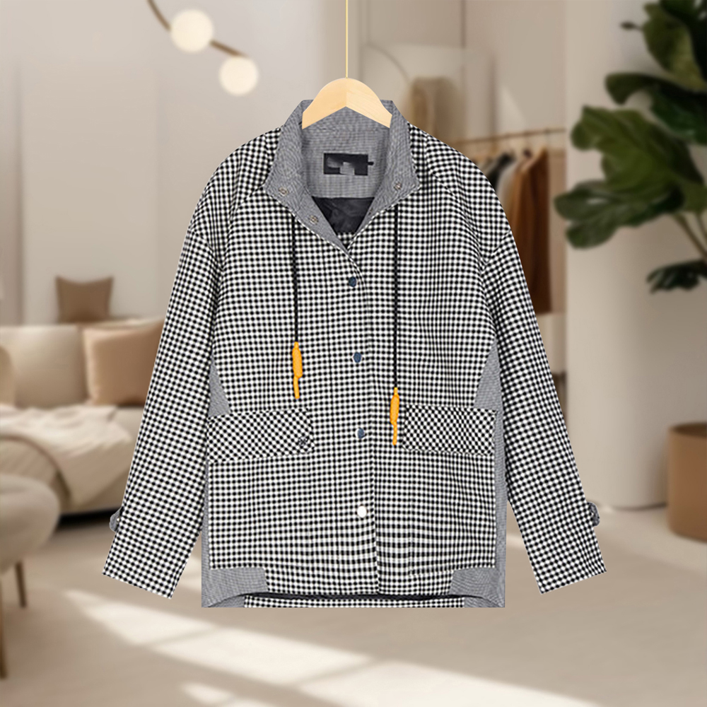 【MB】时尚潮流气质宽松显瘦纯棉百搭休闲短款大衣  MB600