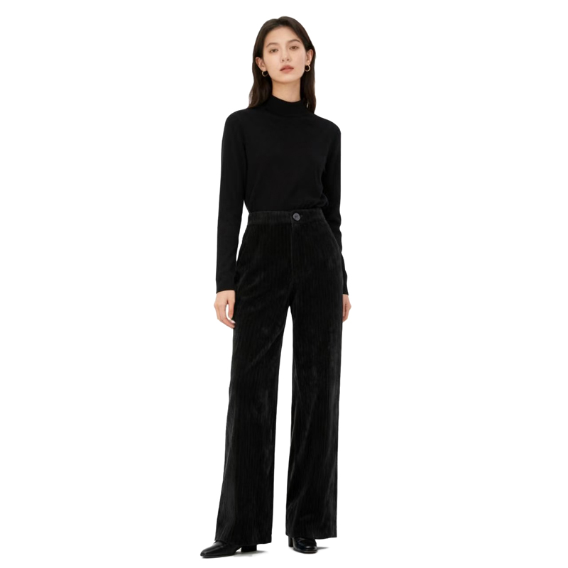 【D玛纳】时尚休闲裤简约气质垂感修身显瘦舒适百搭DMA550