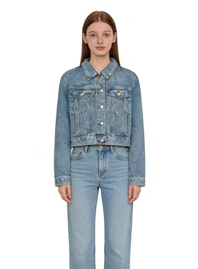 SP系列-时尚气质简约舒适时尚复古水洗牛仔短款外套P533/P1288